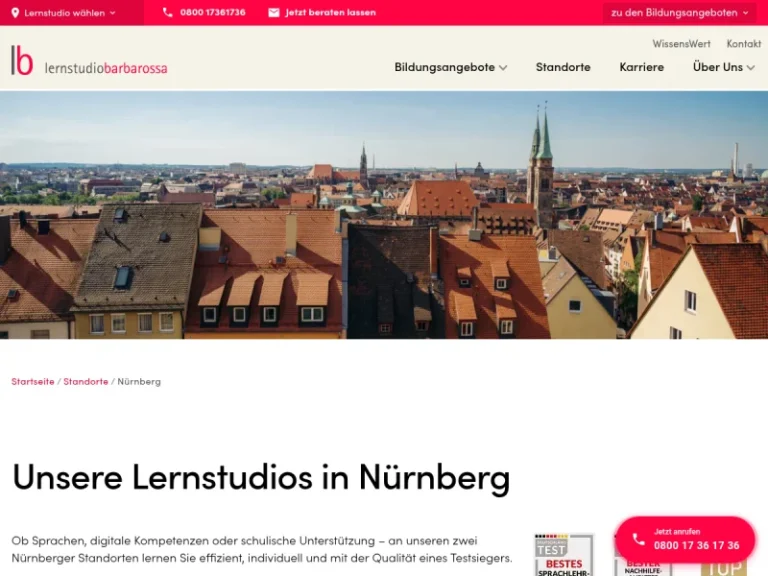 Lernstudio Barbarossa Nürnberg-Südstadt - Computerschule in Nürnberg