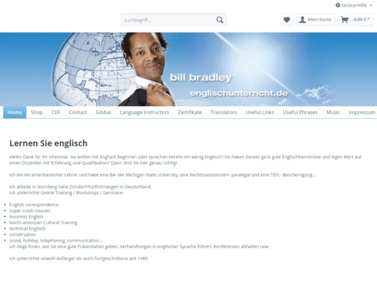 Bill Bradley - Englisch-Sprachschule in Nürnberg