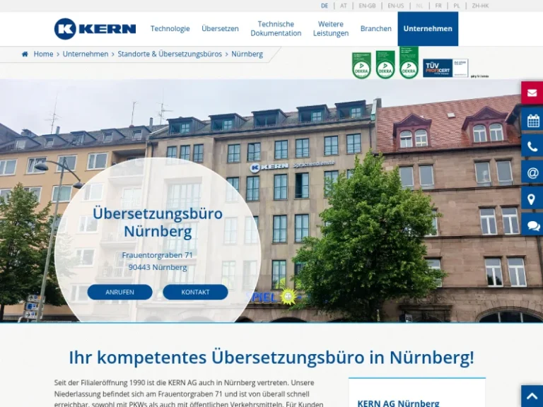 KERN AG, Sprachendienste Nürnberg - Transkriptionsdienst in Nürnberg