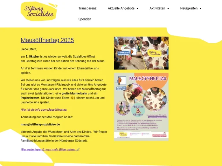 Stiftung Sozialidee gGmbH - Bildungseinrichtung in Nürnberg