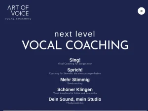 ART OF VOICE – Vocal Coaching - Gesangslehrer in Nürnberg