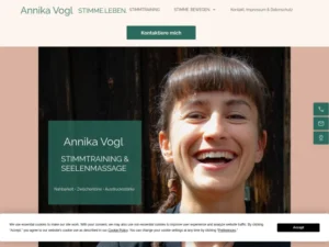 Gesangsunterricht – Annika Vogl – Stimme.Leben. – Nürnberg - Gesangslehrer in Nürnberg