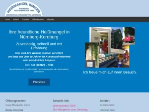 Ingrid Ringer, Heißmangel- Kornburg - Wäscherei in Nürnberg