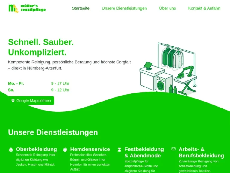 Müller’s Textilpflege - ChemischeReinigung in Nürnberg
