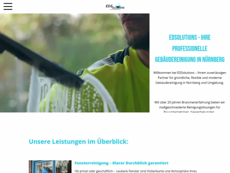 EDSolutions Gebäudereinigung Emre Saltik - Fensterreinigungsdienst in Nürnberg