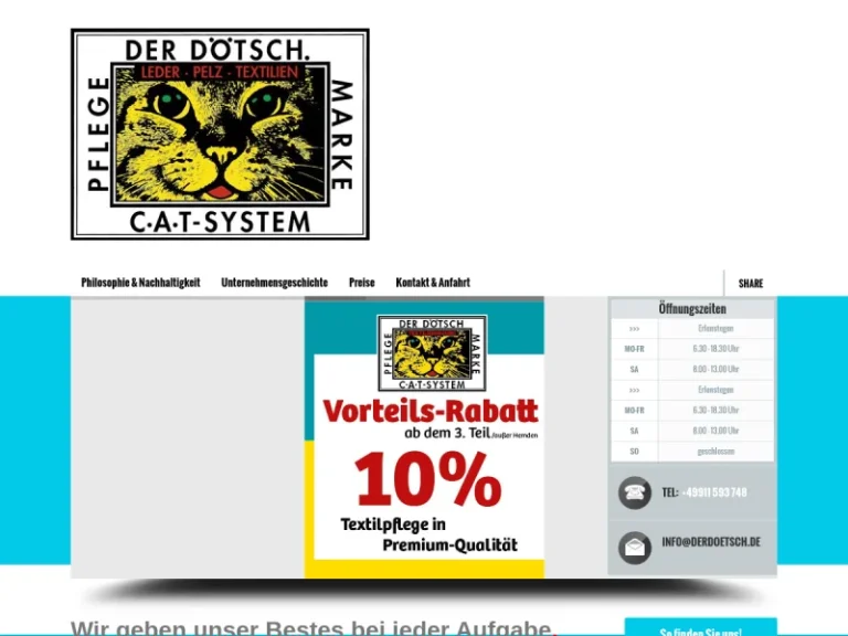 Der Dötsch – Die Pflege Profis (Textilreinigung) - ChemischeReinigung in Nürnberg