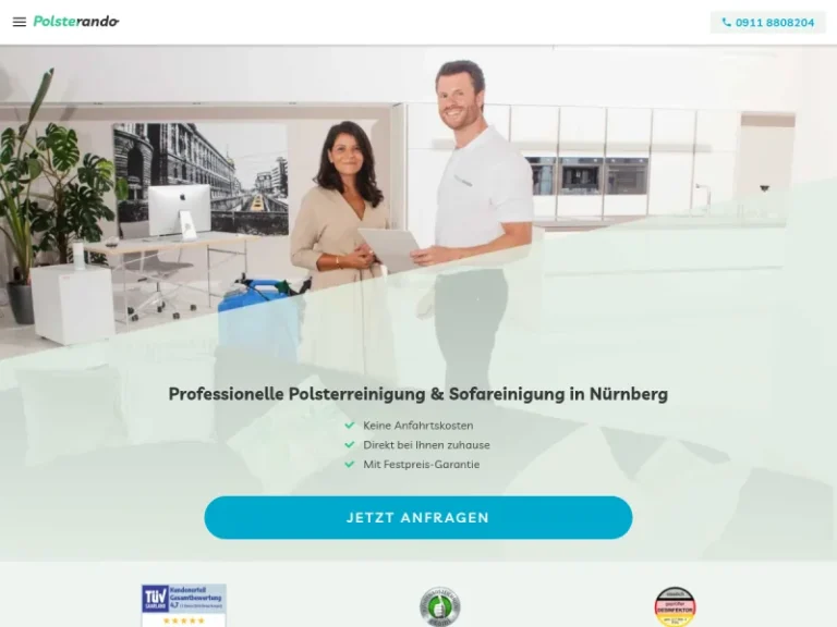 Polsterando - Polsterreinigungsdienst in Nürnberg