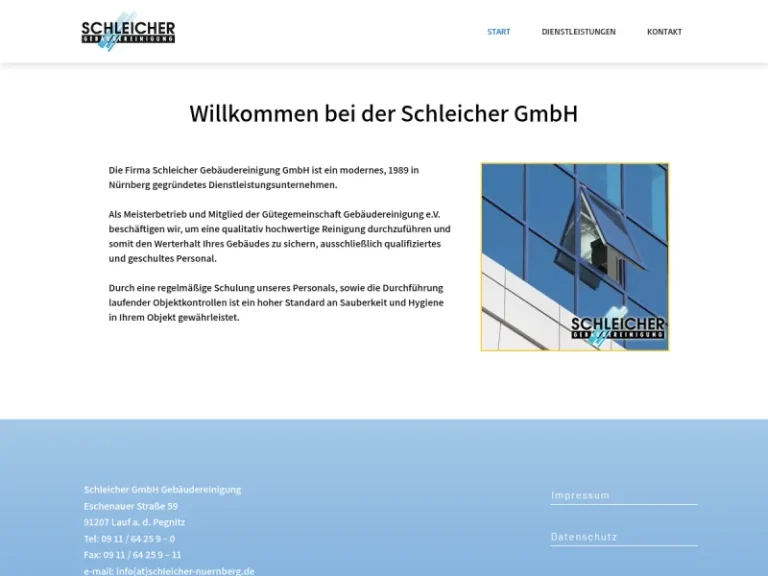 Schleicher GmbH - Hausreinigungsdienst in Nürnberg