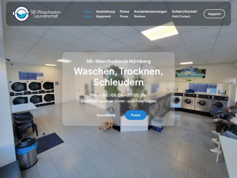 SB-Waschsalon | Laundromat | Nürnberg-Gibitzenhof - ChemischeReinigung in Nürnberg