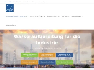 AQUA-TECHNIK Beratungs GmbH -Industriewasser-Management - Wasseraufbereitungsanlage in Nürnberg