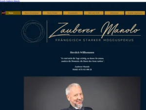 Zauberer Manolo – Manfred Stark, Feuershow, Zauberer und Kinderzauberer aus Nürnberg - Künstler in Nürnberg