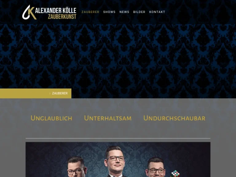 Alexander Kölle Zauberer Nürnberg - Entertainer in Nürnberg