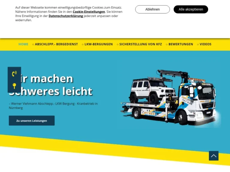Werner Viehmann Abschlepp – Bergedienst - Abschleppdienst in Nürnberg