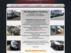 Abschleppdienst Nürnberg - Abschleppdienst in Nürnberg