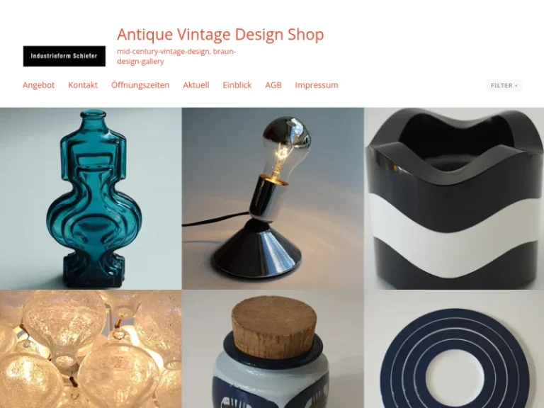 INDUSTRIEFORM SCHIEFER – Antiquitätengeschäft, Vintage Design Shop - Antiquitätengeschäft in Nürnberg