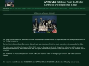 Gisela Kachelrieß – Englisches Silber und Schmuck - Schmuckdesigner in Nürnberg