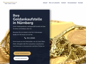 Goldankauf in Nürnberg – Goldankaufstelle - Antiquitätengeschäft in Nürnberg