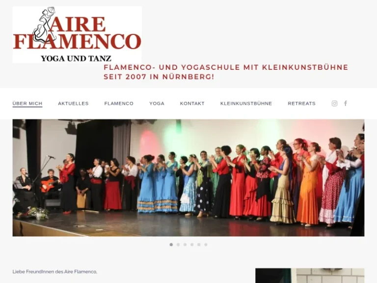 Aire Flamenco Tanz und Yoga - Tanzschule in Nürnberg