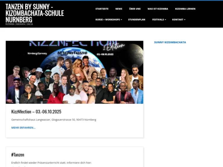 Sunny KizomBachata-Schule - Tanzschule in Nürnberg