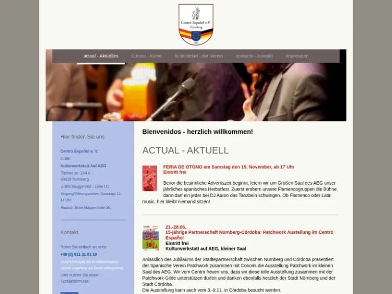 Centro Español Nürnberg e. V. Geschäftsstelle - Flamencoschule in Nürnberg