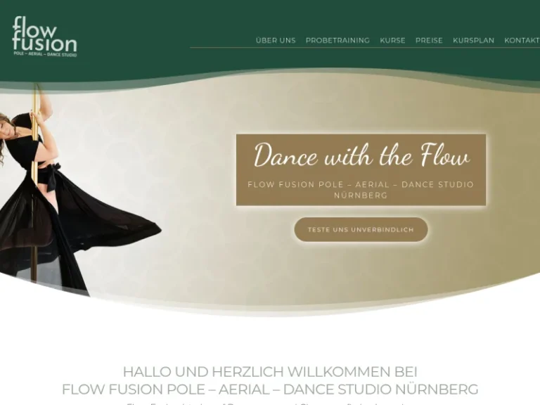 Flow Fusion – Pole-Aerial-Dance Studio - Aero-Dance-Kurs in Nürnberg