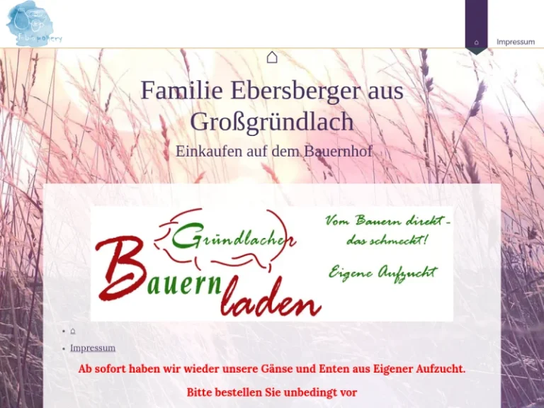 Friedrich und Elisabeth Ebersberger Landwirtschaft - Landwirtschaftsbetrieb in Nürnberg