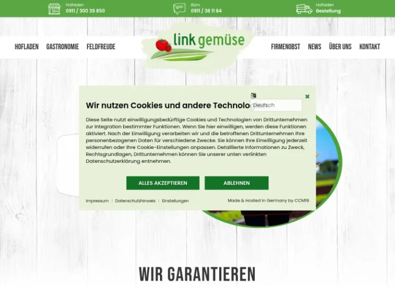 Link Gemüse Hofladen / Drive in / Partner Gastronomie - Hofladen in Nürnberg