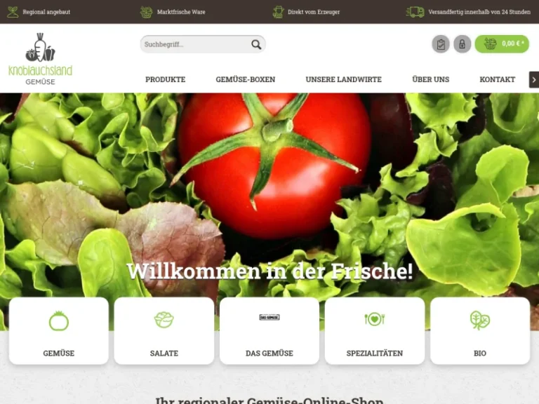 Knoblauchsland Gemüse Shop GmbH - Lebensmittelhändler in Nürnberg