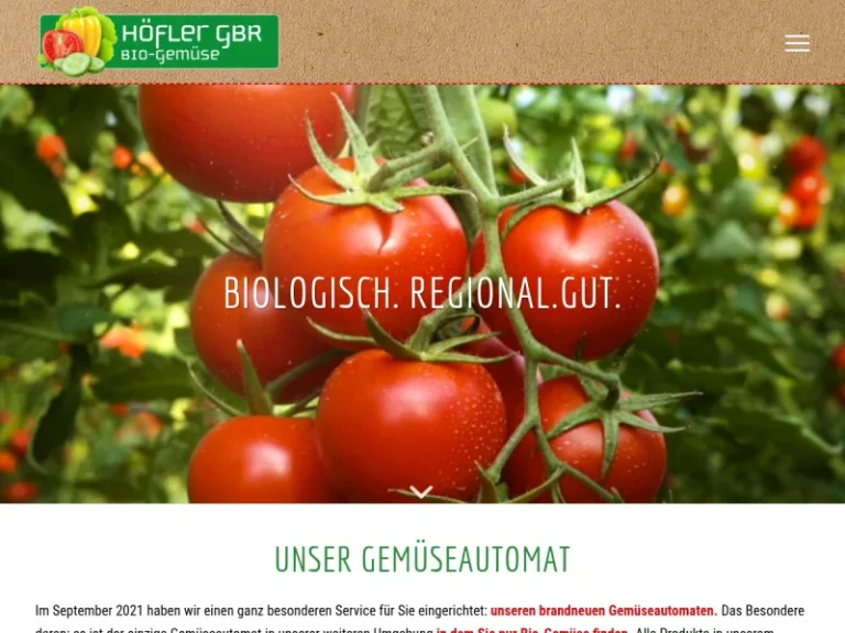 Höfler BioGemüse Gemüseautomat - Lebensmittelhändler in Nürnberg