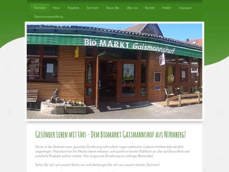 BIOMARKT Gaismannshof - Bioladen in Nürnberg