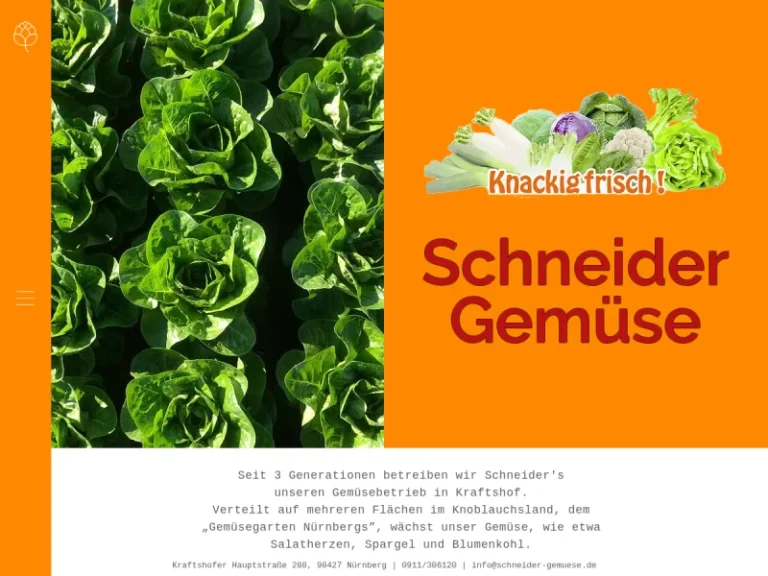 Schneider Gemüse - Obst- und Gemüsehandel in Nürnberg