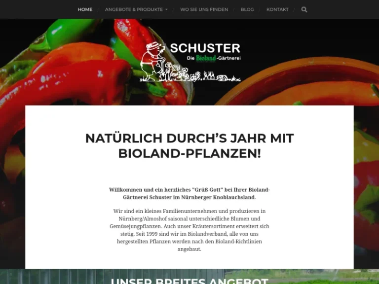 Bioland-Gärtnerei Carolin und Jürgen Schuster - Bio-Landwirtschaftsbetrieb in Nürnberg