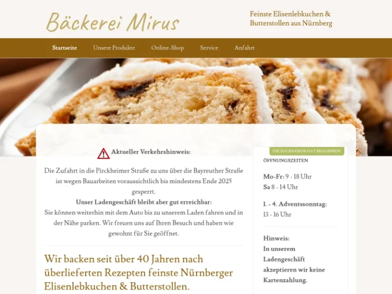 Lebküchnerei Mirus - Bäckerei in Nürnberg