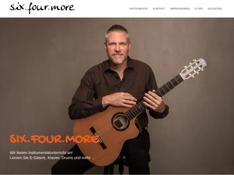 Musikunterricht Marius Scheu – SIX·FOUR·MORE - Musikschule in Nürnberg