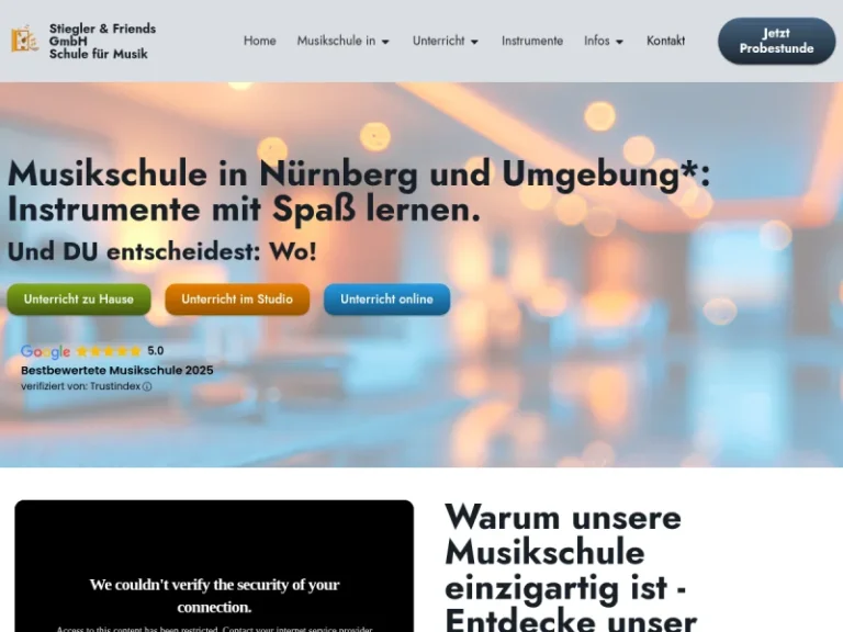 Stiegler & Friends – Schule für Musik GmbH [Mobile Musikschule Nürnberg] u.a. Gitarrenunterricht, Klavierunterricht uvm. - Gesangslehrer in Nürnberg