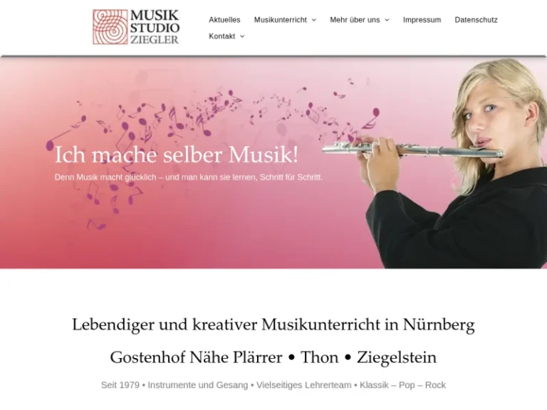 Musikstudio Ziegler - Musiklehrer in Nürnberg