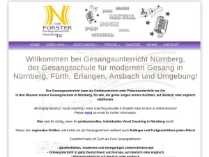 Gesangsunterricht Nürnberg by Nicole Forster-Gesangsschule und Vocal Coaching - Gesangslehrer in Nürnberg