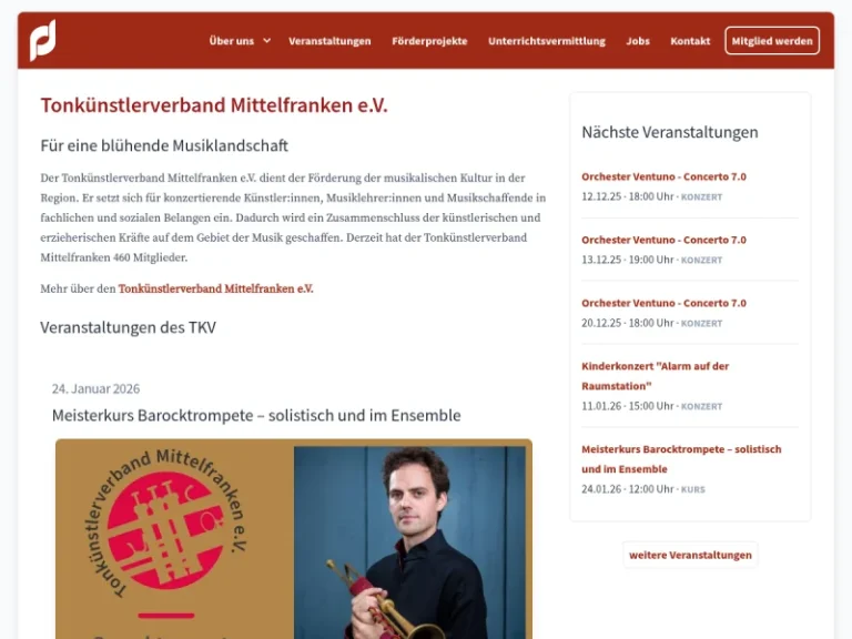 Tonkünstlerverband Mittelfranken - Vereinigung / Organisation in Nürnberg