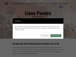 Liana Pereira Gambistin/Cellistin - Musikschule in Nürnberg