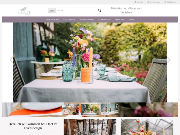 DecOra Eventdesign - Hochzeitsplaner in Nürnberg