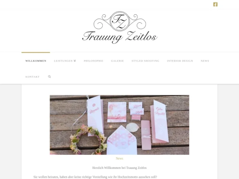 Trauung Zeitlos - Hochzeitsservice in Nürnberg