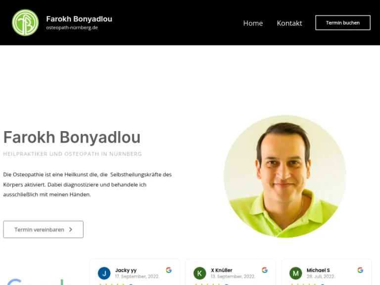 Osteopathie Nürnberg Erlenstegen – Naturheilpraxis Farokh Bonyadlou - Osteopath in Nürnberg