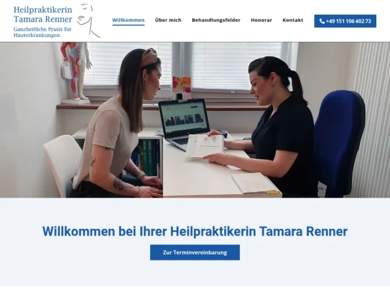 Heilpraktikerin Tamara Renner – Ganzheitliche Praxis für Hauterkrankungen - Naturheilpraktiker in Nürnberg