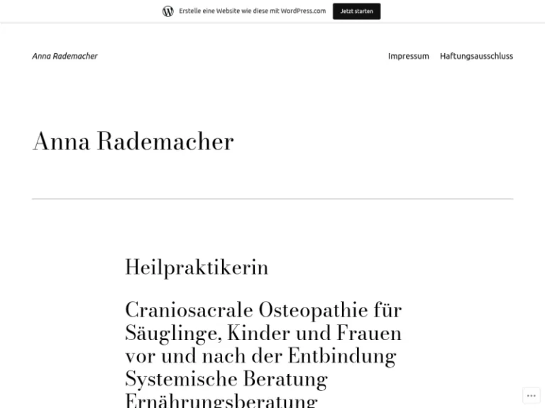 Frau Anna Rademacher - Alternativmediziner in Nürnberg