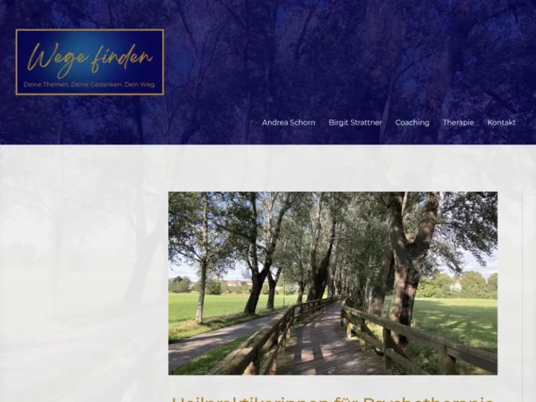 Wege finden, Heilpraktiker für Psychotherapie - Naturheilpraktiker in Nürnberg