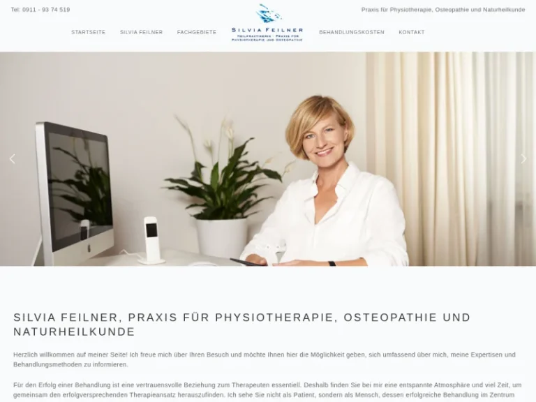 Silvia Feilner – Praxis für Physiotherapie, Osteopathie und Naturheilkunde - Naturheilpraktiker in Nürnberg