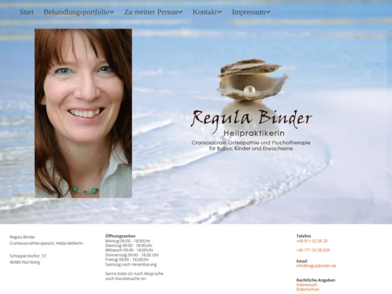 Craniosacrale Therapie Nürnberg Regula Binder - Alternativmediziner in Nürnberg