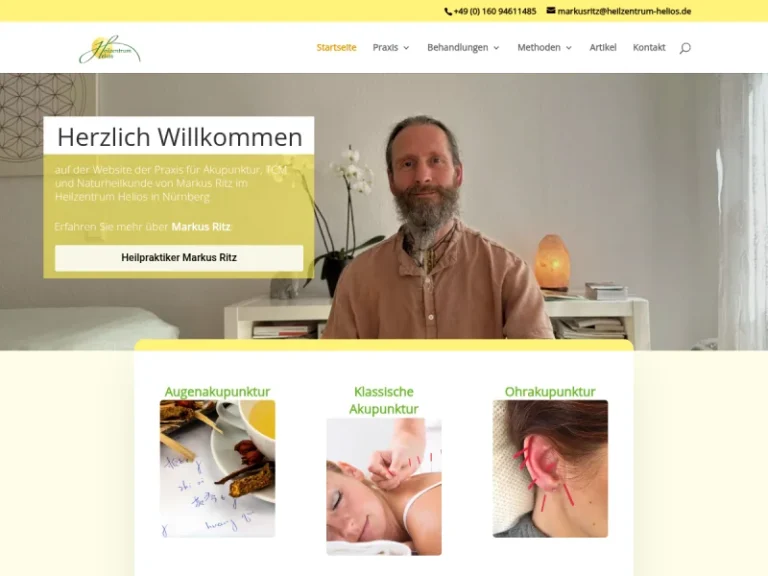 Markus Ritz – Heilpraktiker Augenakupunktur, Akupunktur, TCM - Akupunkteur in Nürnberg