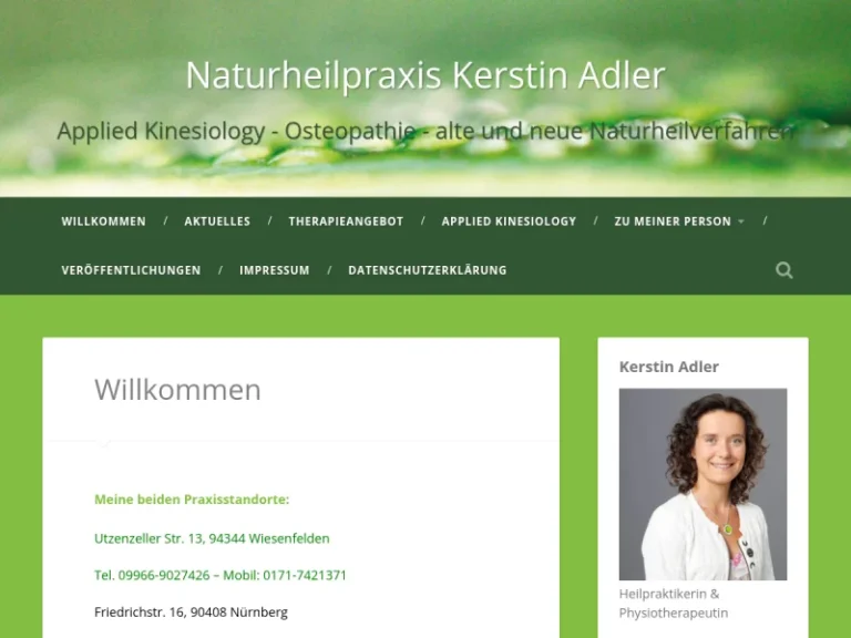 Naturheilpraxis Kerstin Adler - Naturheilpraktiker in Nürnberg
