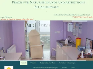 Praxis für Naturheilkunde und ästhetische Behandlungen Heilpraktikerin Claudia Bälz - Naturheilpraktiker in Nürnberg